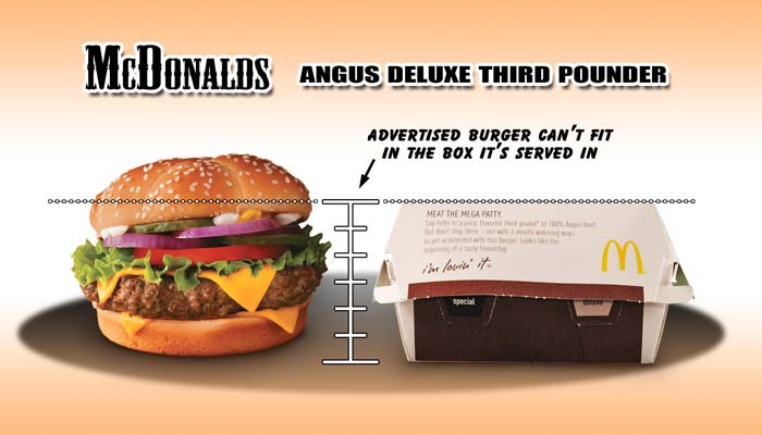 McDonalds - Angus Deluxe Third Pounder Box