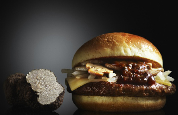 McDonald's Black Diamond Burger in Japan