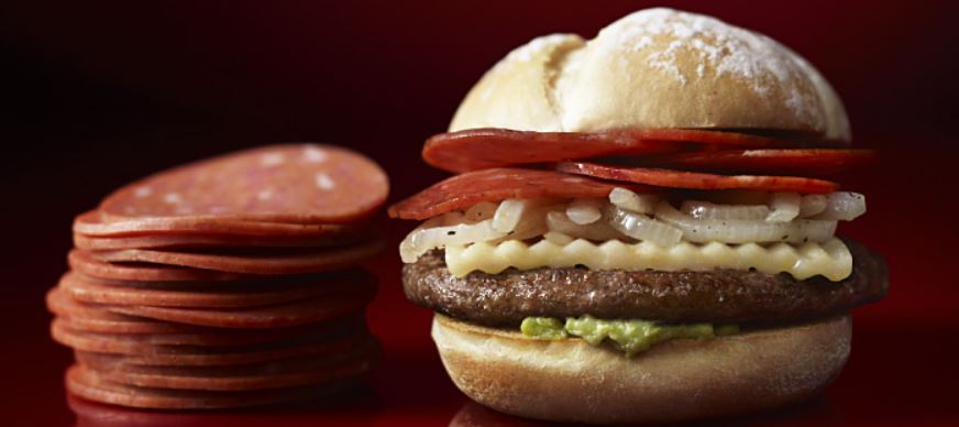McDonald's Ruby Spark Burger in Japan