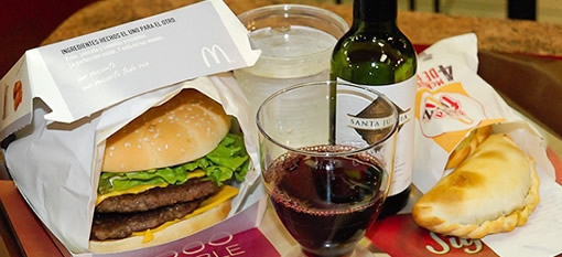 McDonalds wine