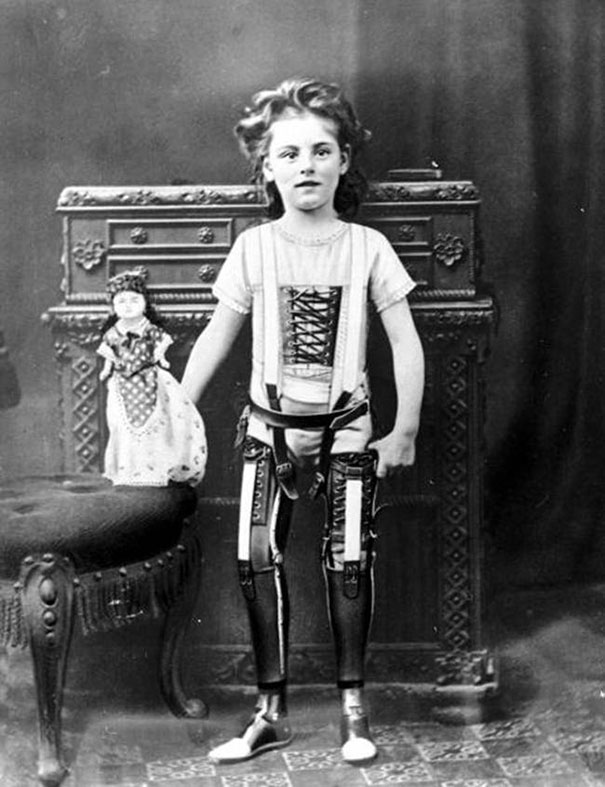 Artificial legs, UK, ca. 1890