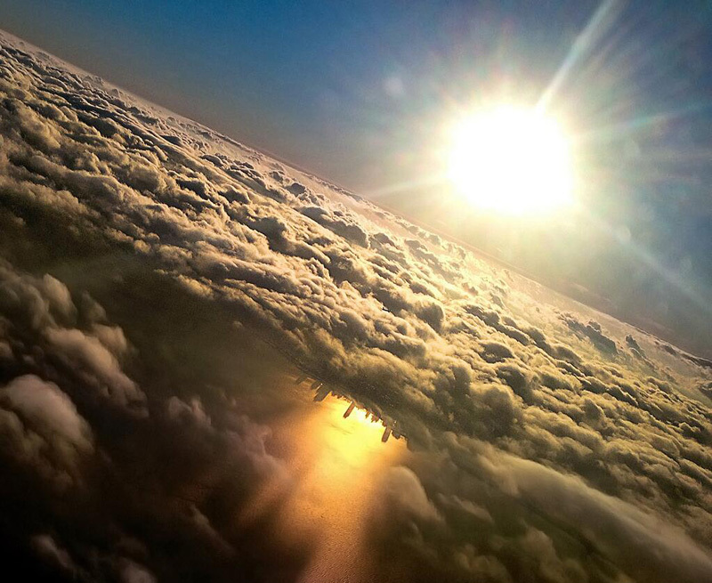 1. You might see Chicago skyline reflected in Lake Michigan