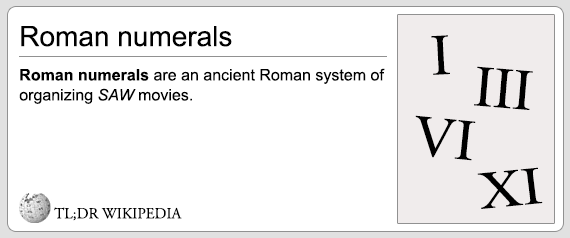 Roman Numerals Wikipedia