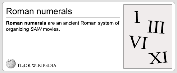 roman numbers in different languages