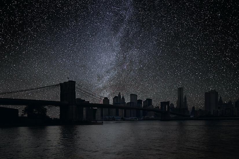 Viralscape Cities Without Lights - 8. The Brooklyn Bridge New York City