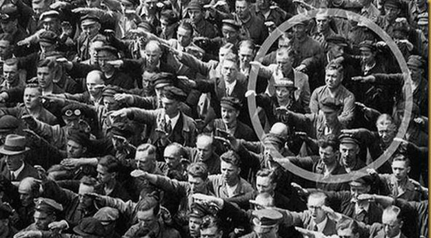 August Landmesser, The Man Who Refused To Salute Hitler.