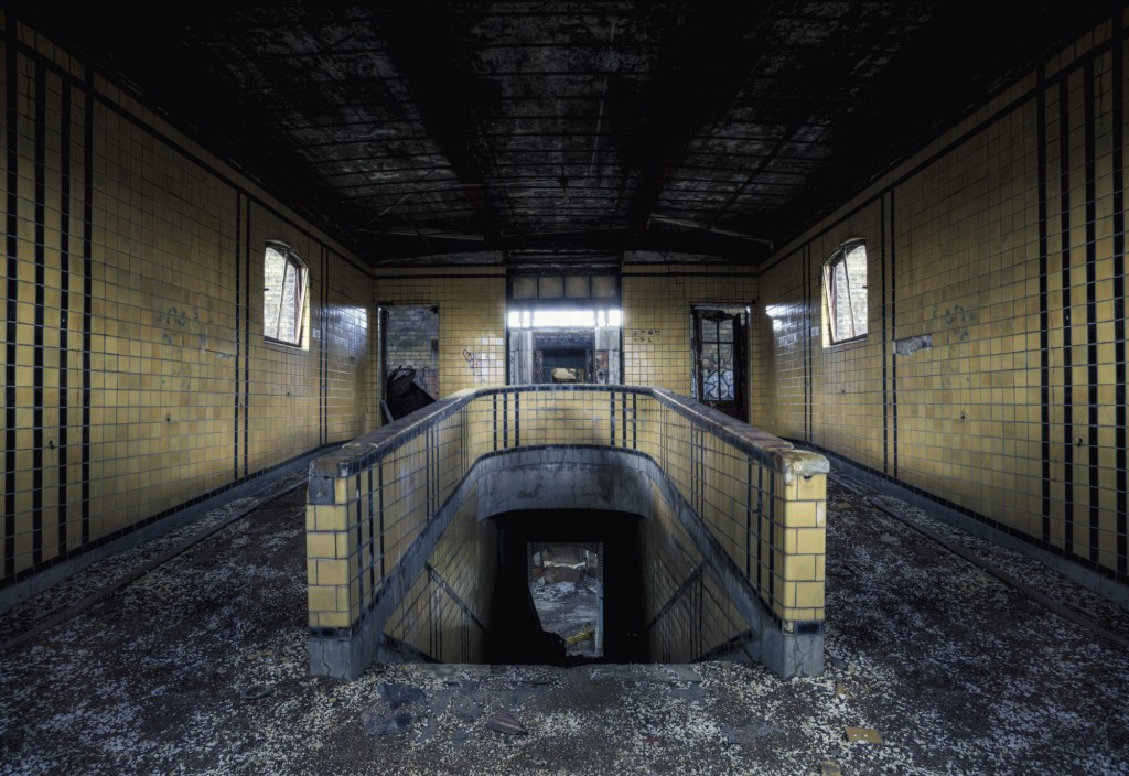 A platform entrance to Buffalo Central Terminal in New York