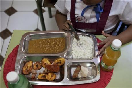 Cuba school lunch