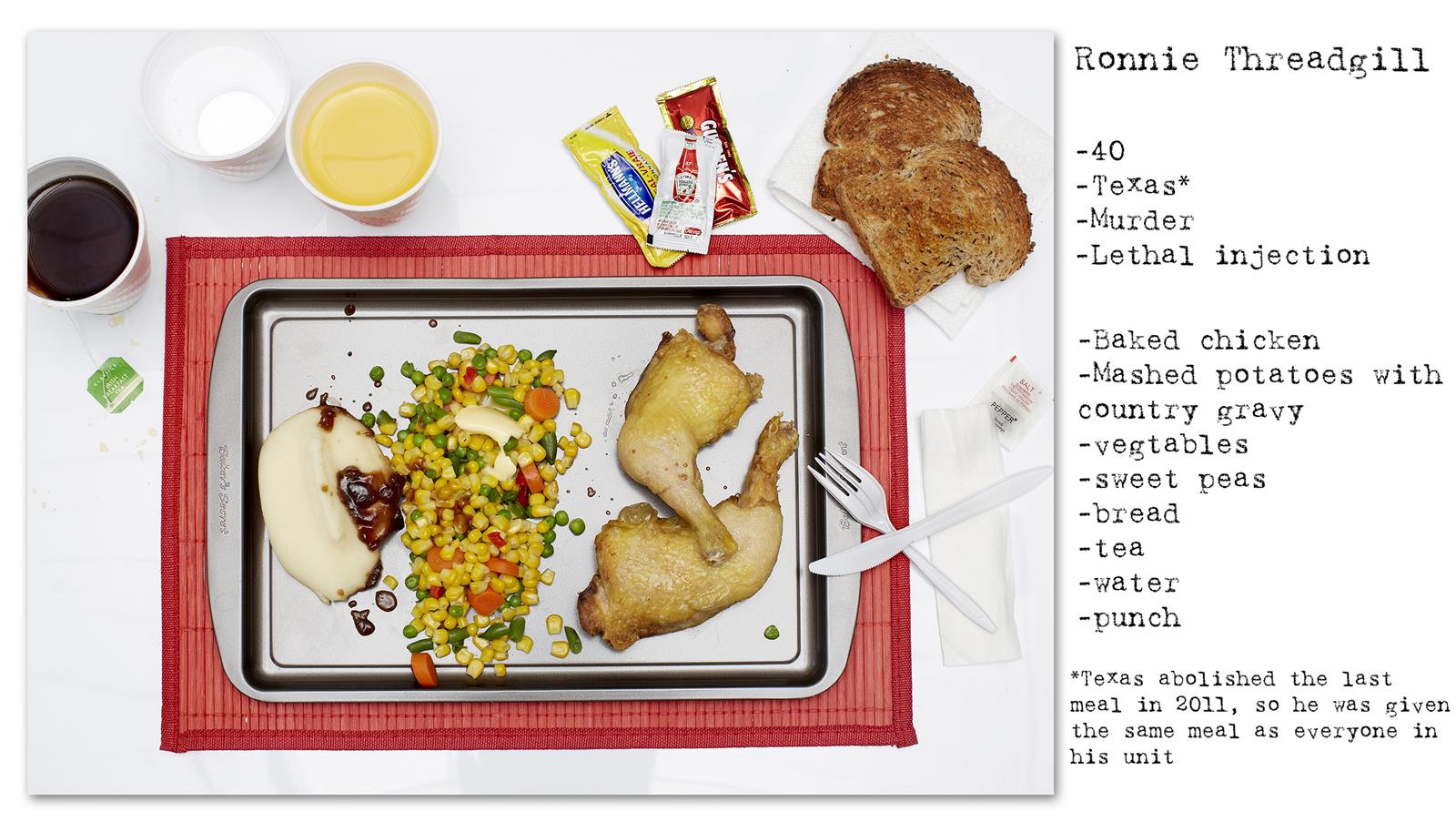 Death Row Prisoner's Last Meal (2)