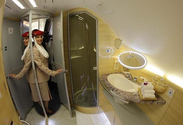 Emirates First Class Bathroom