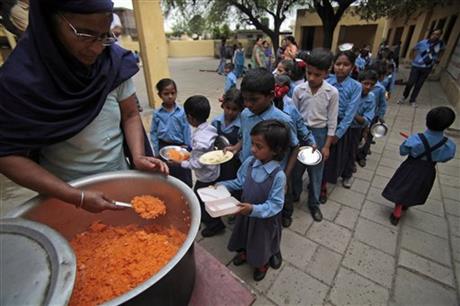 India school lunch