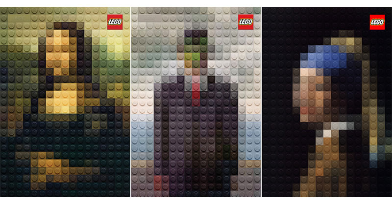 LEGO Version Of Famous Paintings