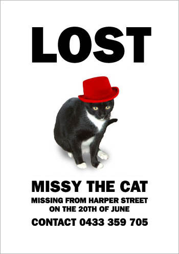 Lost Cat Poster (7)