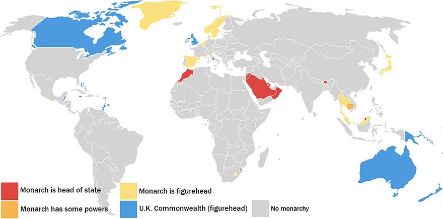 Monarchies In The World
