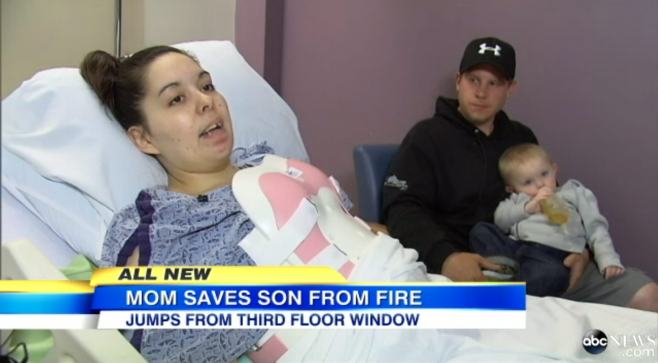 Mother Christina Simoes Saves Baby In Fire (4)