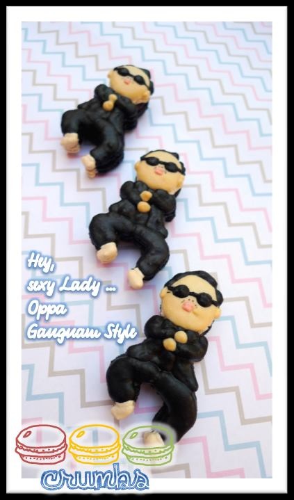 Psy Oppa Gangnam Style Macarons