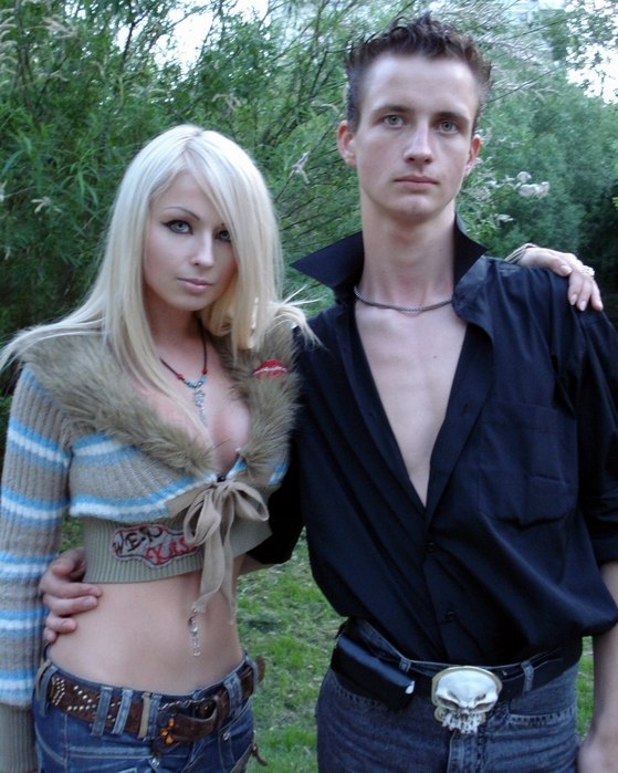 Real-Life Barbie Valeria Lukyanova With Her Brother 2