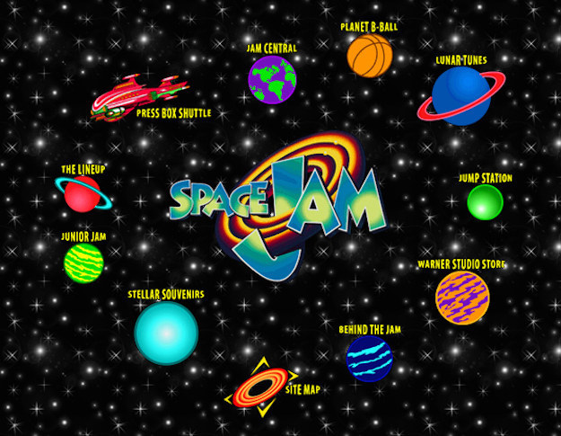 Space Jam website
