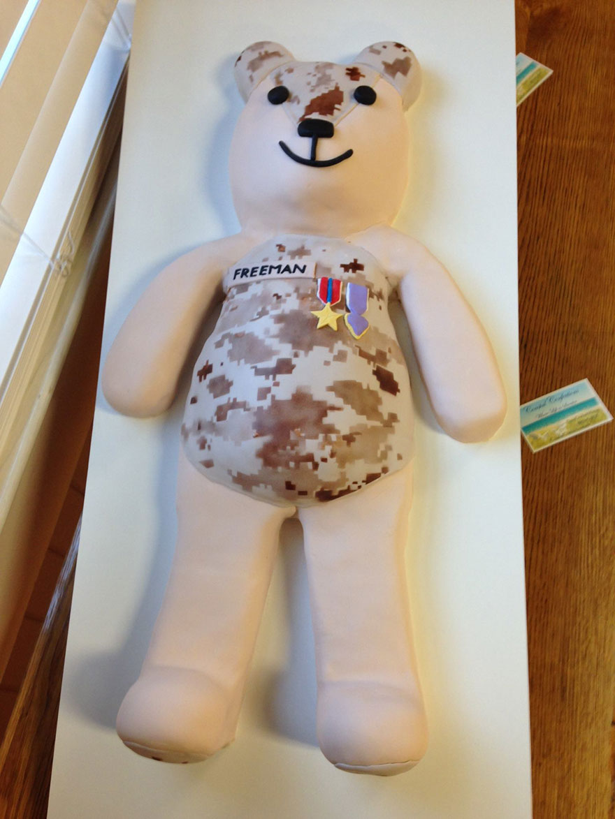 Teddy Bear Made Of Soldier's Uniform (1)