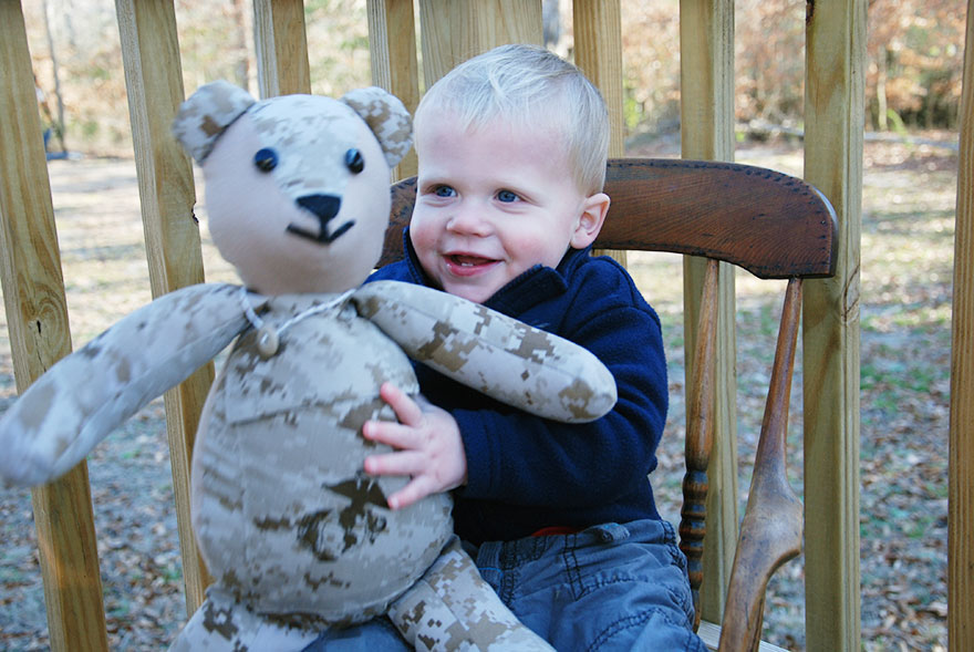 Teddy Bear Made Of Soldier's Uniform (7)