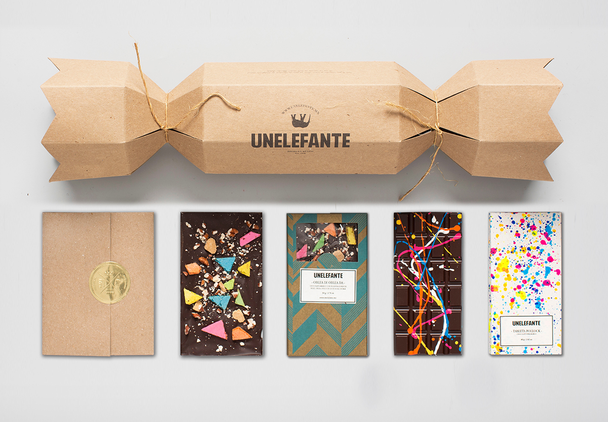 Unelefante Colourful Chocolate Bars (4)