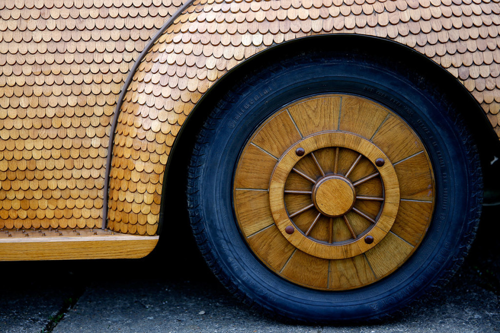 Wooden Volkswagen Beetle (3)