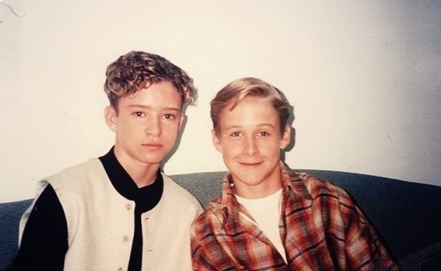 Young Justin Timberlake and Ryan Gosling