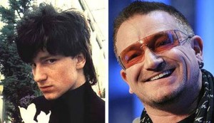 46 Eye-Opening Photos Of Celebrities Then And Now - Bono Then & Now ...