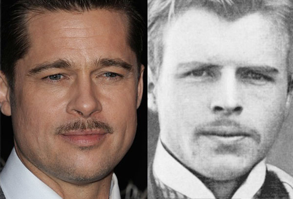 Brad Pitt Looks Like Herman Rorschach