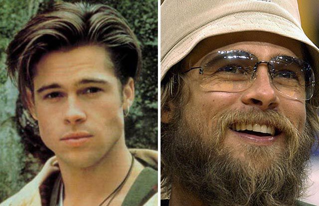 Brad Pitt Then & Now