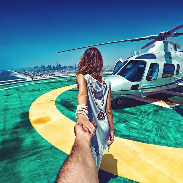 Travel to the Helipad On Burj Al Arab, Dubai