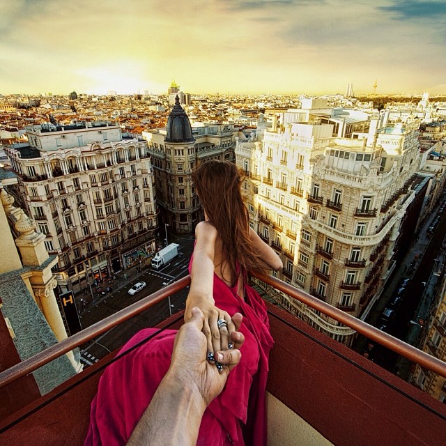 Travel to the roof of Praktik Hotel in Madrid