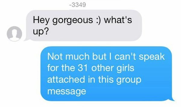 This Guy Sent A Mass Text To 32 Tinder Matches At Once And Got Owned In