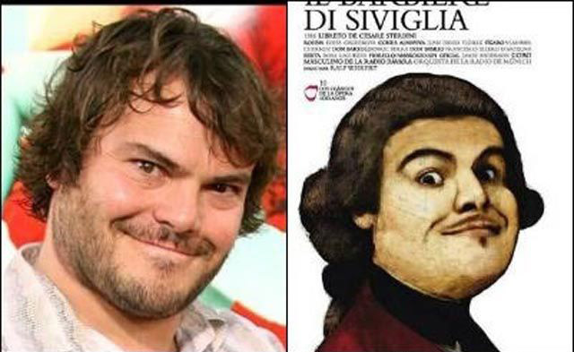 Jack Black Looks Like The Barber of Seville