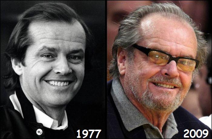 Jack Nicholson Then & Now