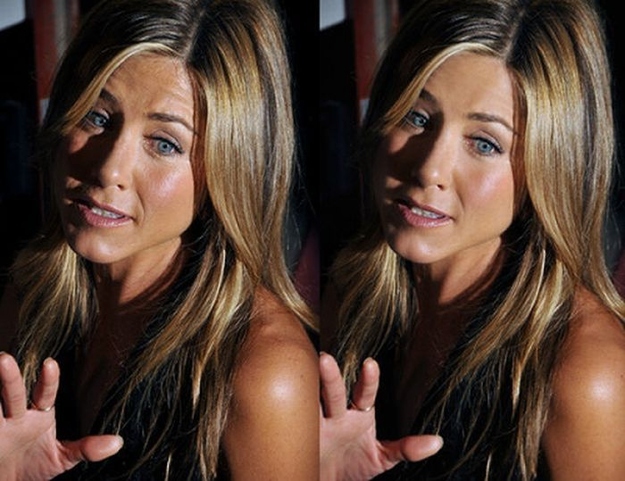 Jennifer Aniston Before & After Photoshop