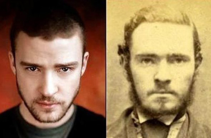 Justin Timberlake Looks Like Unknown Criminal From 1800s