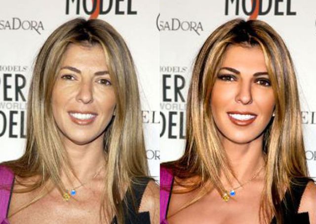Nina Garcia Before & After Photoshop