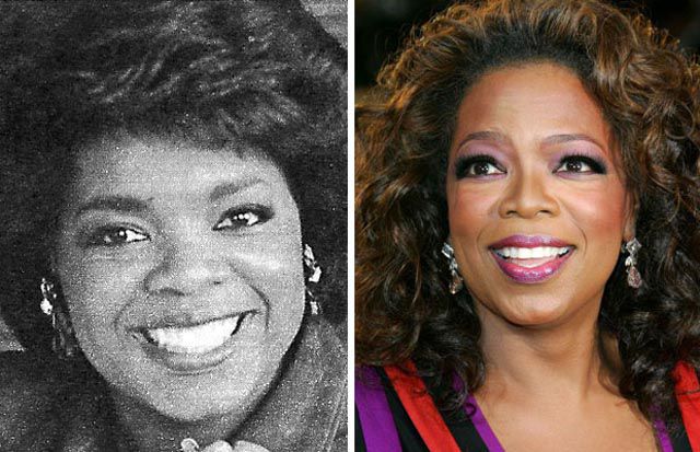 Oprah Winfrey Then & Now