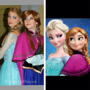 real characters of frozen