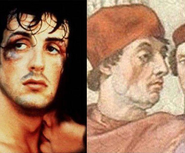 Sylvester Stallone Looks Like Pope Gregory IX