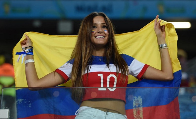 66 Beautiful Football Fans Spotted At The World Cup World Cup Hot Colombian Girl 5 Viralscape