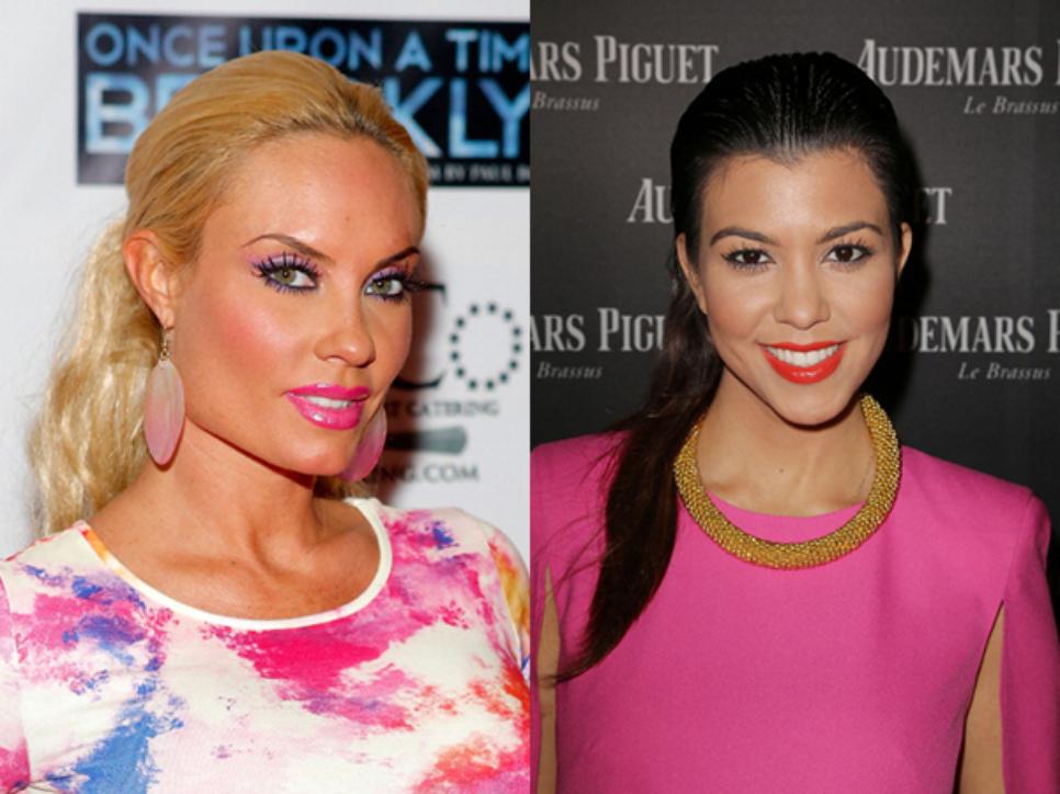 Coco Austin and Kourtney Kardashian