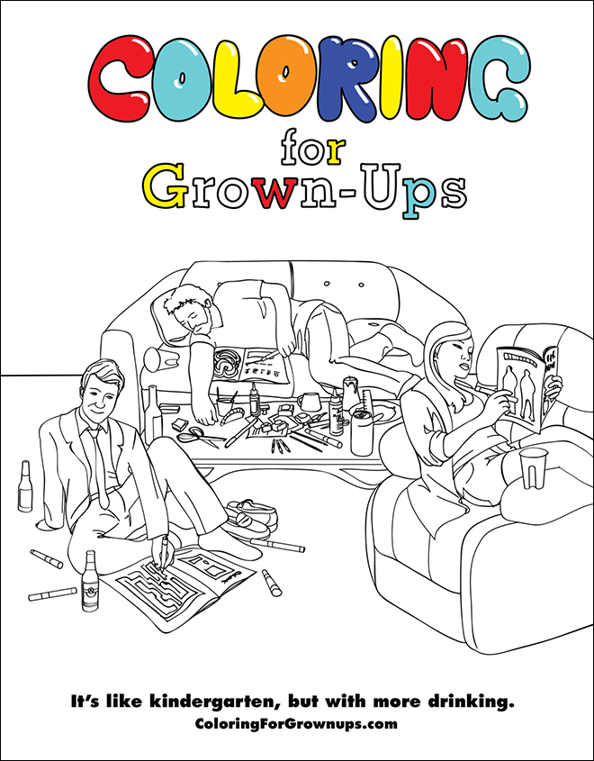 Coloring Book For Grown-Ups (2)