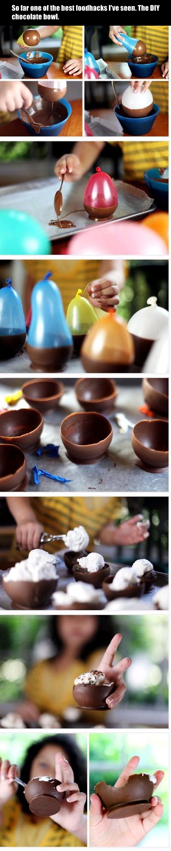 DIY Chocolate Bowls