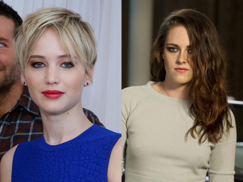 Jennifer Lawrence and Kristen Stewart