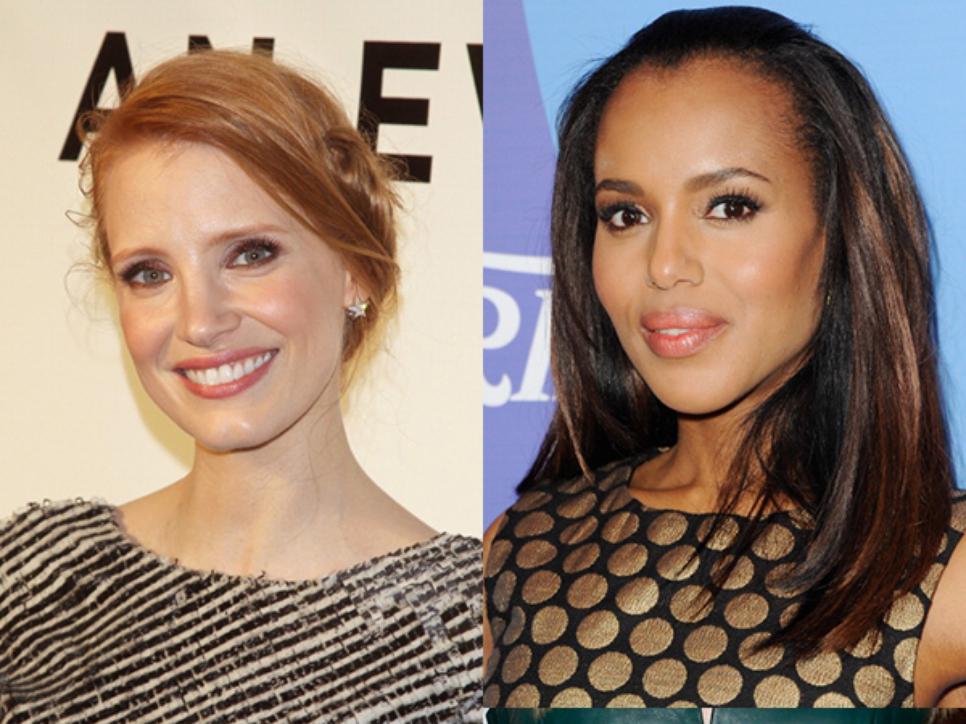 Jessica Chastain and Kerry Washington