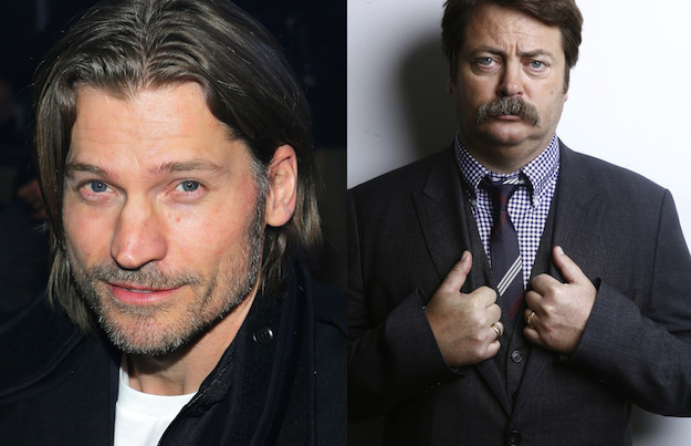 Nikolaj Coster-Waldau and Nick Offerman