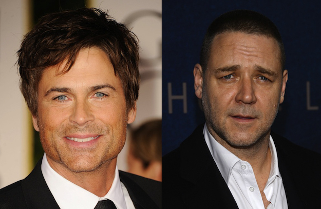 Rob Lowe and Russell Crowe