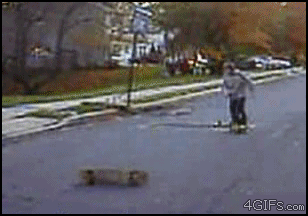 Skateboard Fail